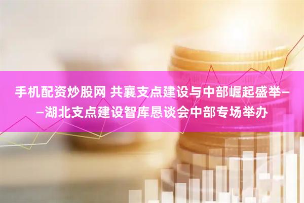 手机配资炒股网 共襄支点建设与中部崛起盛举——湖北支点建设智库恳谈会中部专场举办